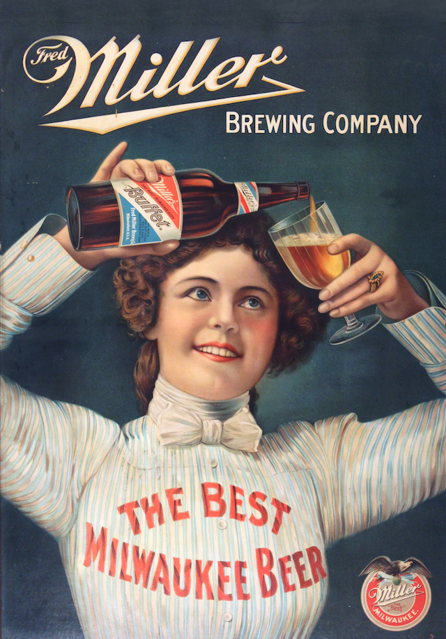 Miller Buffet Girl, lithograph, 1900-1910, Collection of the MillerCoors Ar...